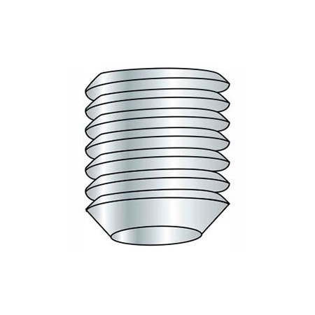Titan Fasteners M10 x 1.5 x 40mm Cup Point Socket Set Screw - Steel - Black Oxide - DIN 125B - 45H - Pkg of 50 CCC10040